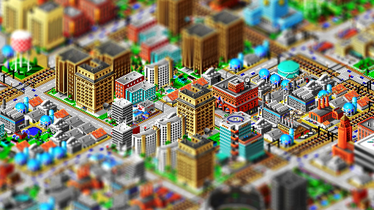 isometric building game