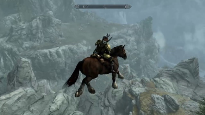 elder scrolls horse bug