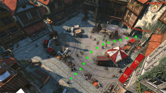game navigation path