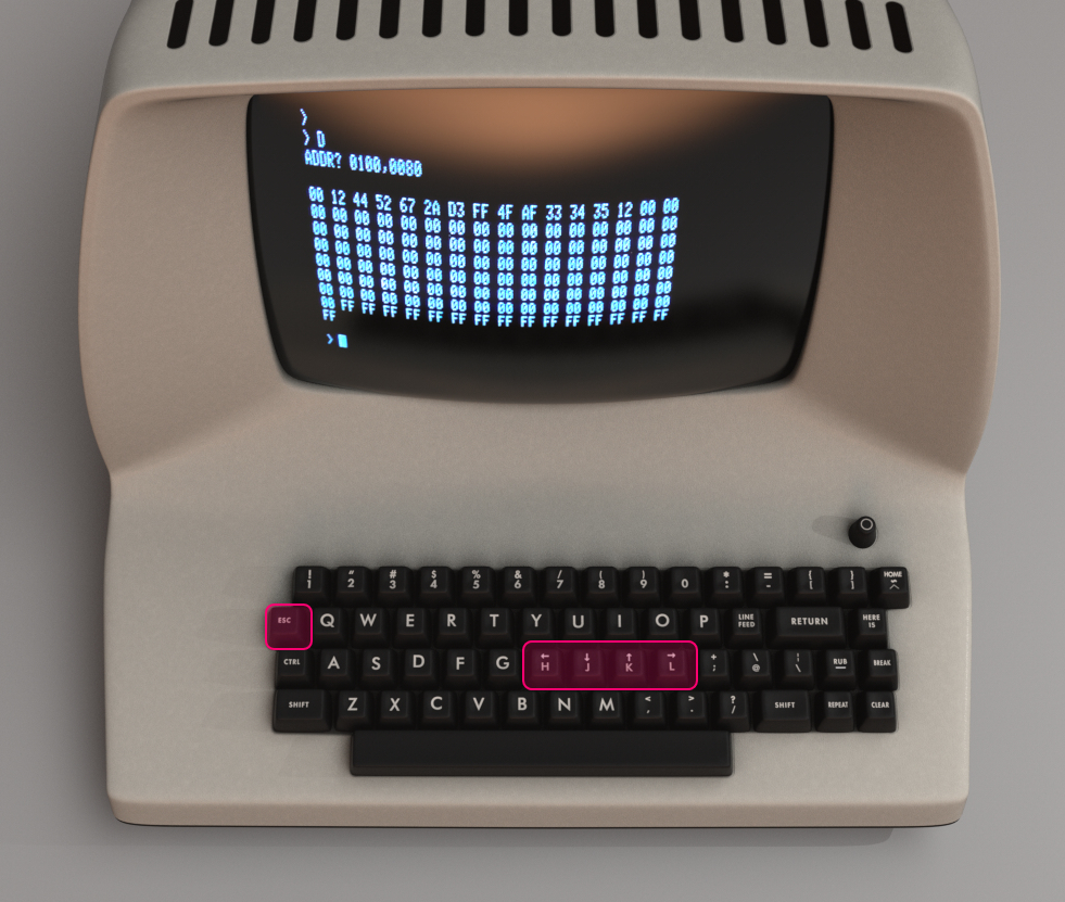 adm 3a terminal keyboard