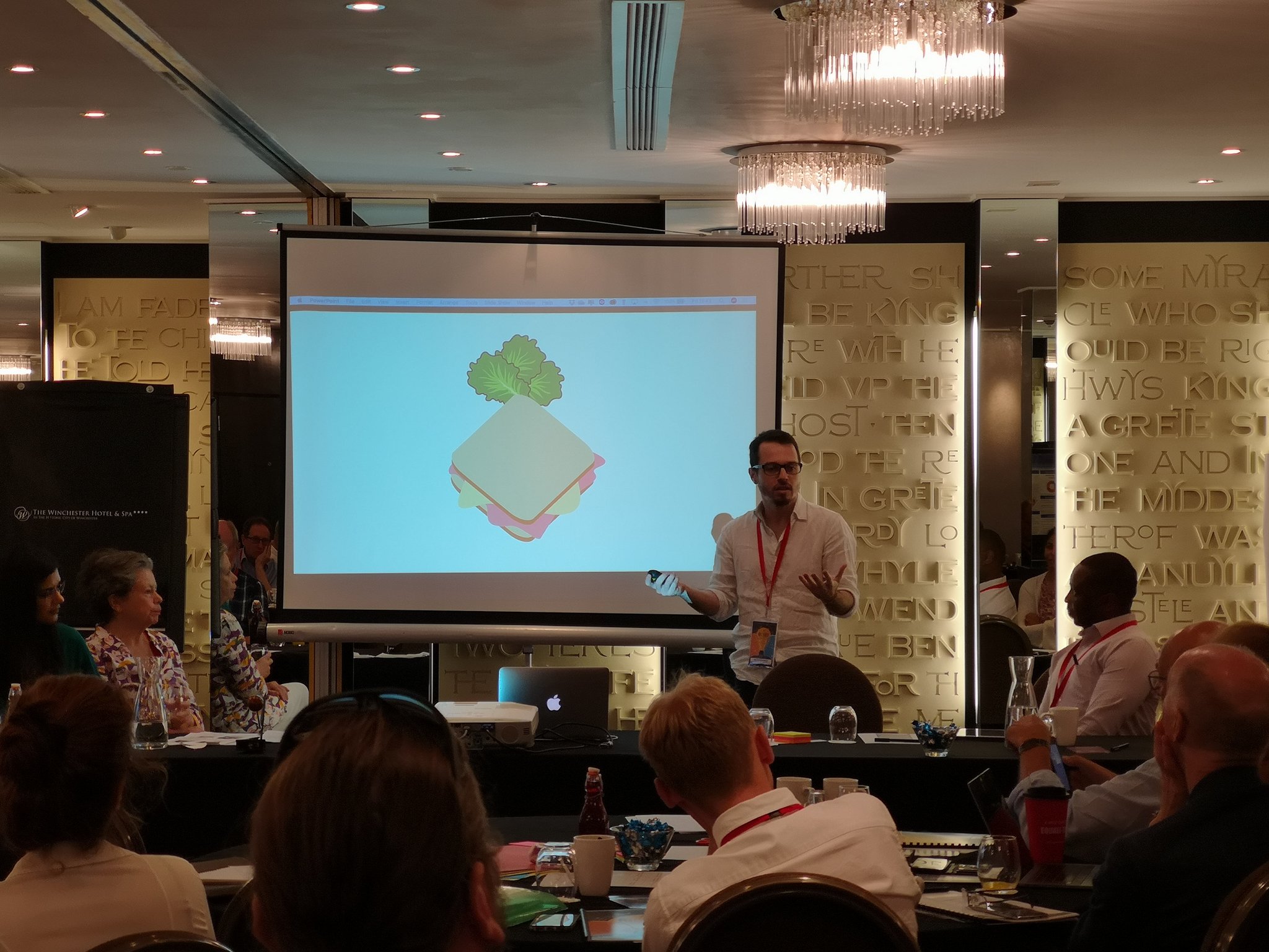 sandwich method conference talk